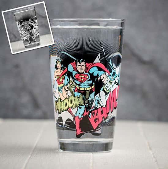 SAVE 50% on this DC Comics Colour Changing Glass!