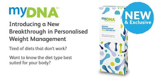 MyDNA - DNA Diet Testing Kit - Cheapest On The Market - £59!