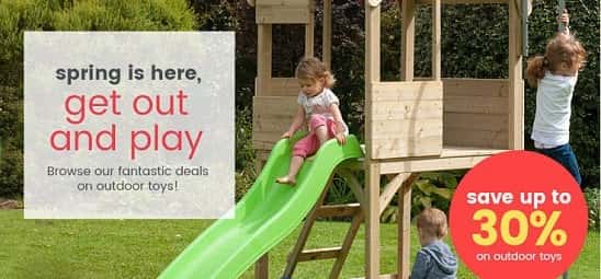 Spring is here, get out and play - browse Uber Kids fantastic deals on outdoor toys!