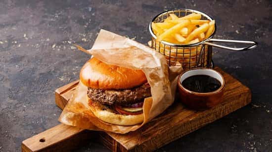 Enjoy one of our Burgers today from just £7.25!