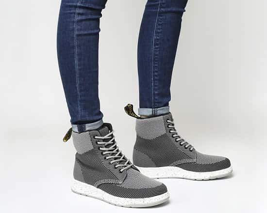 OVER 30% OFF - Dr. Martens Rigal Mid Grey Knit!