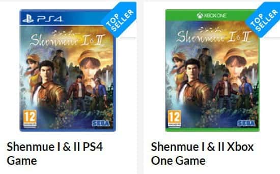 PRE-ORDER - Shenmue I & II ONLY £23.99 - PS4 + Xbox One