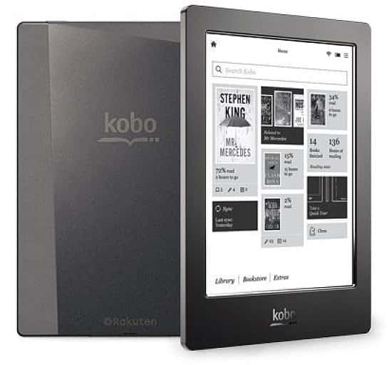 55% OFF this Kobo Aura Black eReader!