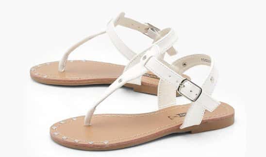 58% OFF - Girls Stud Thong Sandal - NOW ONLY £5!