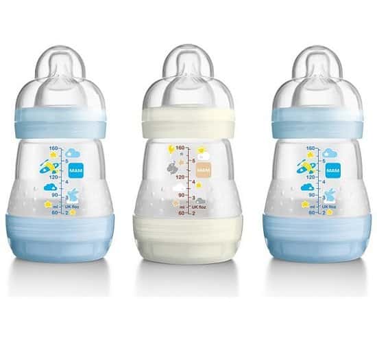 NEW PRICE - MAM Anti-Colic160ml Bottle 3 Pack - ONLY £9.99!