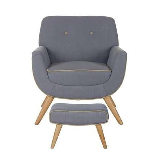 30% OFF this EXCLUSIVE Skandi Charcoal Armchair and Footstool!
