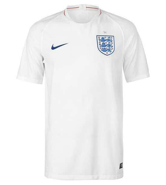 Save £5 on the 2018-2019 England Home Nike Football Shirt. Get ready for the 2018 World Cup!