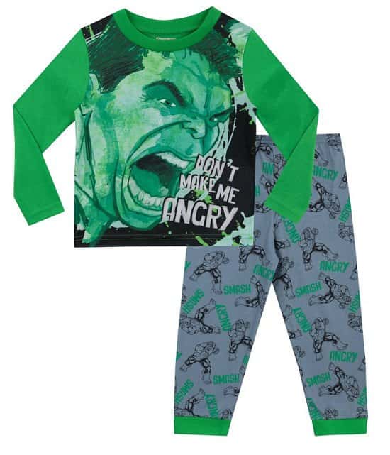 SAVE 23% on The Incredible Hulk Pyjama Set!