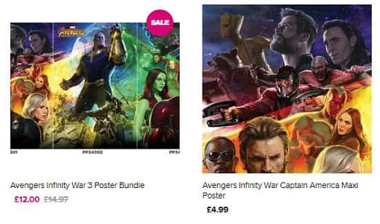 Avengers Infinity War poster in stock now. Be quick, they're selling fast!
