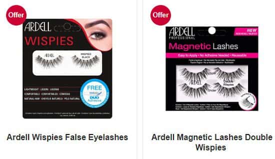 Buy 1 get 2nd HALF PRICE on selected Ardell lashes!
