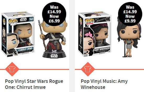 Up to 70% OFF standard and pocket POP! Vinyl products!
