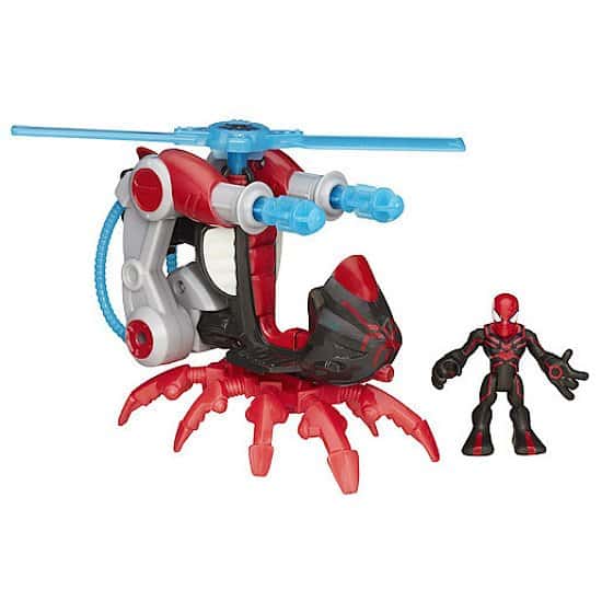 25% OFF - Playskool Heroes Marvel Super Hero Adventures Big Time Spider-Man Blade Copter + Figure!