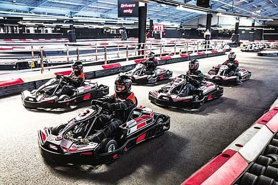 SAVE 51% - Indoor Karting Race for Two. Perfect gift this fathers day!