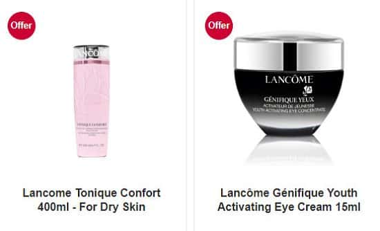 SAVE 20% when you buy selected Lancôme Cleanser, Toners and Moisturisers!