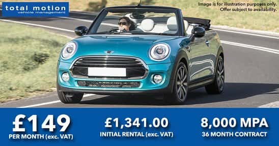 Go Topless This Summer - Mini Convertible Leasing Offer | £149 + VAT P/M!