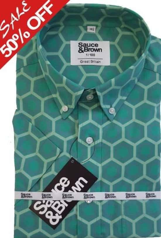 50% off This Summers must have shirt Large Hex shirt!
