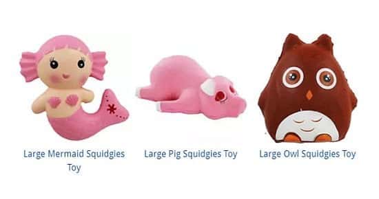 Squidgy Toys from ONLY £4!