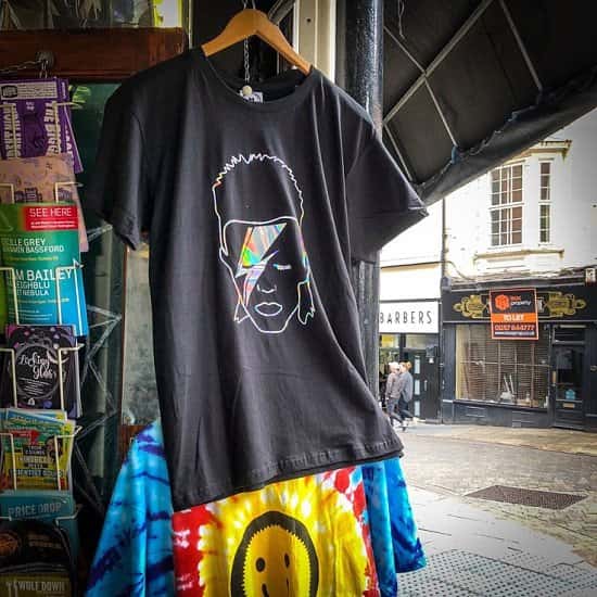 Holographic Bowie T-Sshirts now in stock!