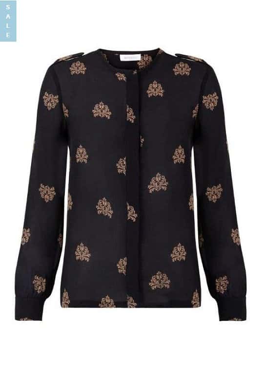 Save 50% on this Intropia Silk Patterned Blouse