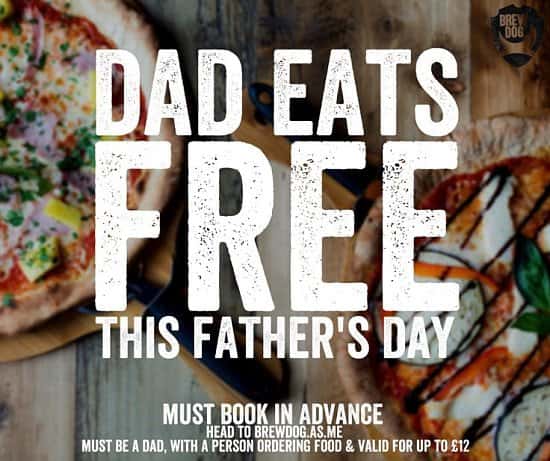 We're offering up 2-4-1 pizzas this Fathers Day!