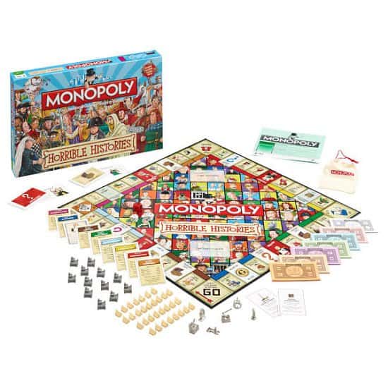SAVE 40% OFF Monopoly Horrible Histories Edition!