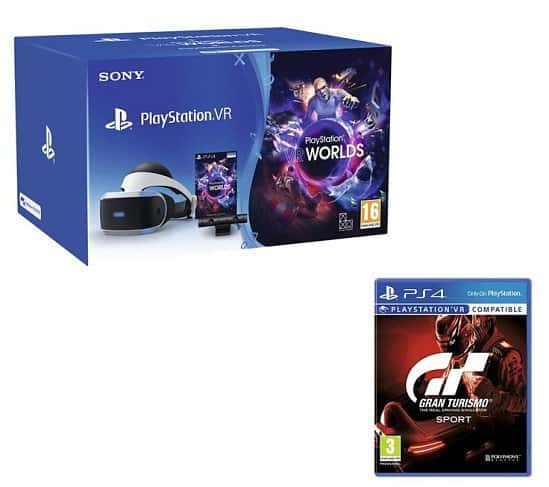 SAVE 27% SONY PlayStation VR Starter Pack & Gran Turismo!