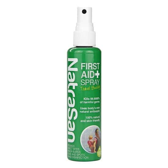 Holiday? NatraSan First Aid Spray Travel Buddy 20% OFF!