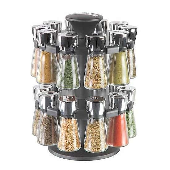 SAVE 20% OFF Cole & Mason 20 Jar Herb and Spice Carousel!