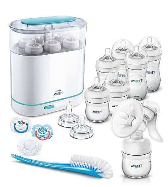 SAVE 50% OFF Philips Avent complete natural starter set - clear! *exclusive to mothercare*
