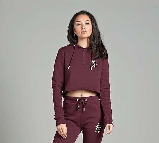 SAVE 25% OFF Gym King Womens Kady Cropped Hooded Top | Port Royale!