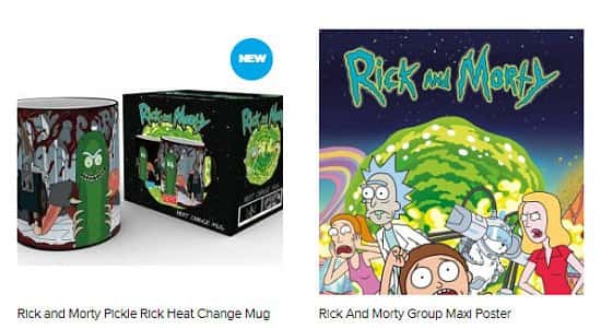 Get Schwifty with up to 30% OFF Rick and Morty Merchandise!