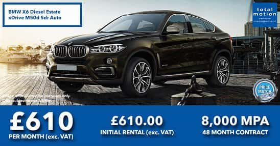 BMW X6 M50d | Low Deposit Leasing Offer
