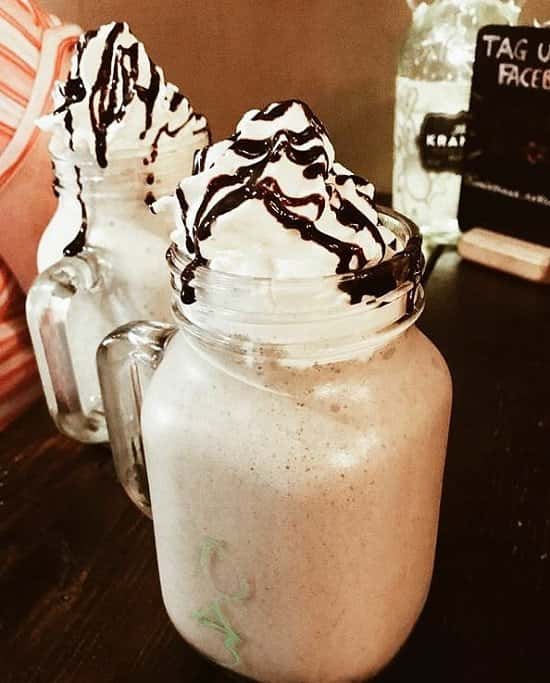 Come in and try one of our Freak Shakes, topped with your choice of sauce and sprinkles!