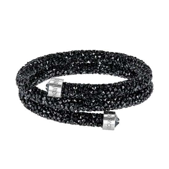 SAVE 50% OFF SWAROVSKI Crystaldust Black Crystal Wrap Bracelet!