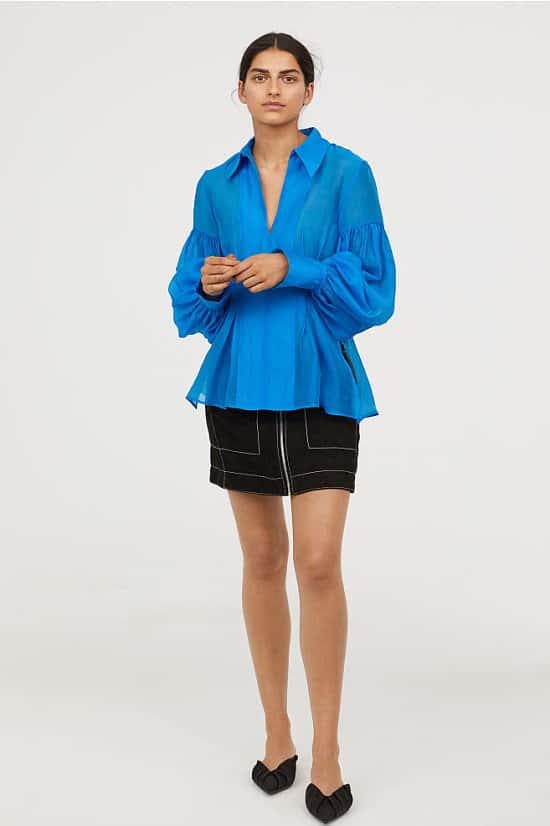 NEW IN Conscious Balloon-sleeved blouse ONLY £49.99!