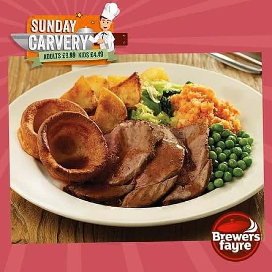 Sunday Carvery - ONLY £9.99 - From 12 - 6pm!