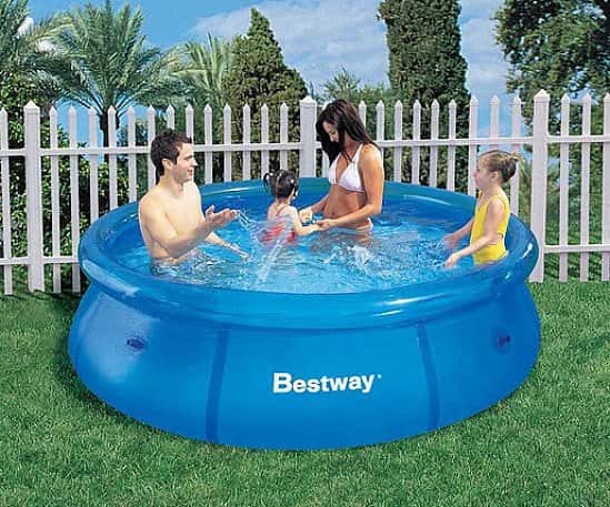 FUN IN THE SUN - SAVE £5 on this Clear Fast Set 8ft Pool!