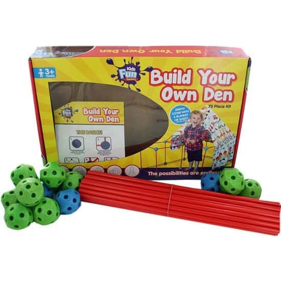 Build Your Own Den - 75 Piece Kit - ONLY £12!