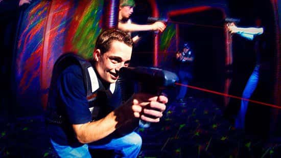 Standard Games of Lazer Tag with us are just £5.00 for 20 minutes!