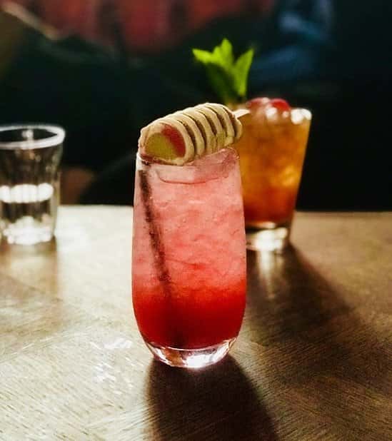Stunning shot of our illustrious "Twister" cocktail!