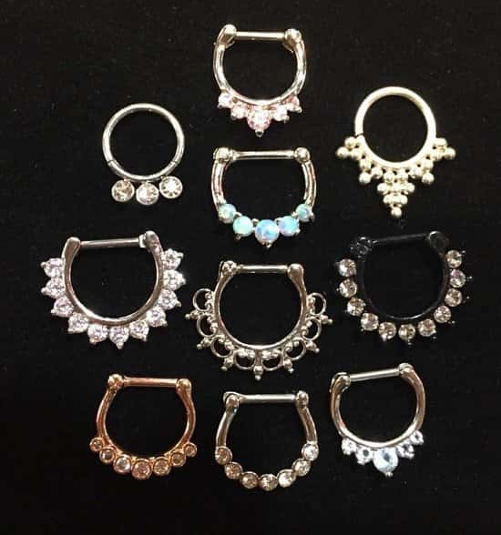 We have septum and nipple bars from £5.95!