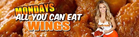 It's Monday - Get all-you-can-eat wings for just £9.99 per person!