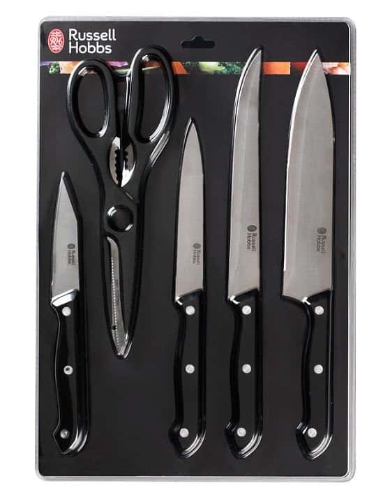 WIN - Russell Hobbs 5pc Knife Set
