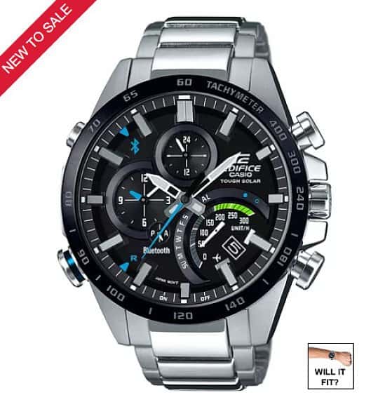 SAVE £130 on this Casio Edifice Men's Smartphone Link Steel Bracelet Watch!