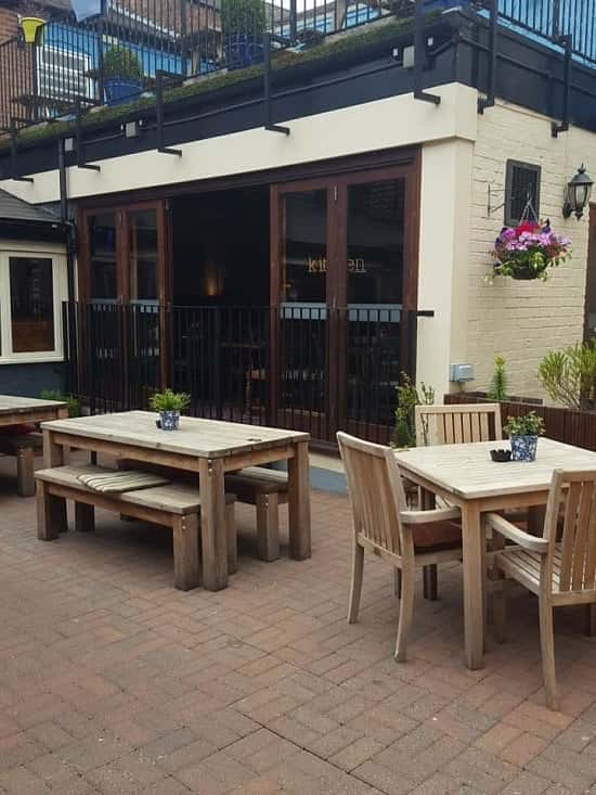 We have a wonderful vibrant beer garden for these perfect summer days!