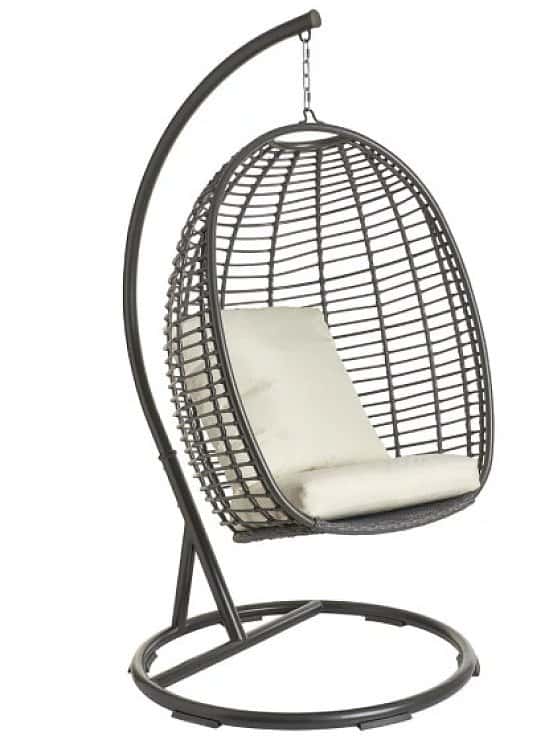 SAVE £65 on this Wilko Garden Hanging Egg Chair!