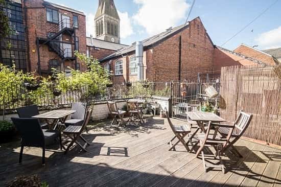 Did you know? We have a wonderful suntrap of a roof terrace!