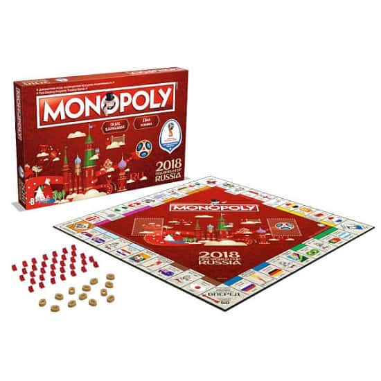 SAVE 1/3 on MONOPOLY - WORLD CUP 2018 EDITION!