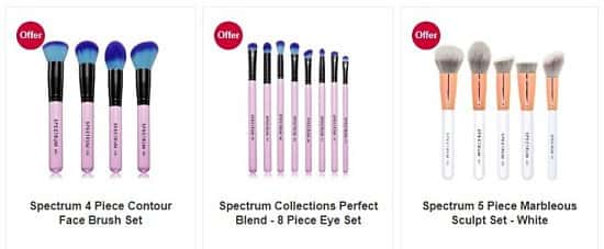 SAVE 20% on Spectrum makeup brushes!