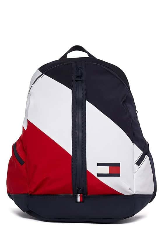 SAVE 40% OFF Tommy Jeans Signature Stripe Backpack in Blue!